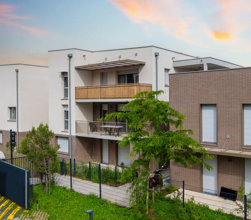 Logements sociaux Les Jardins de Cyméa à Toulouse MR3A